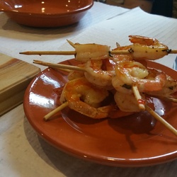 Espetadas de Camarão